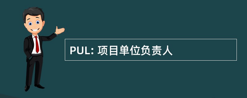 PUL: 项目单位负责人