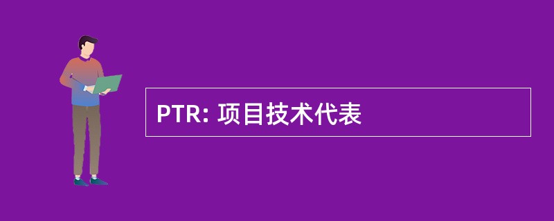 PTR: 项目技术代表