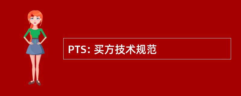 PTS: 买方技术规范