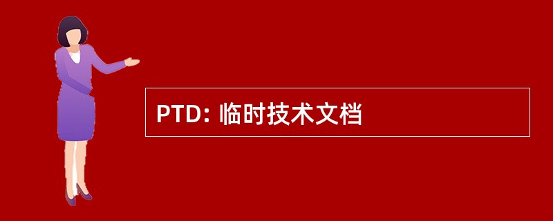 PTD: 临时技术文档