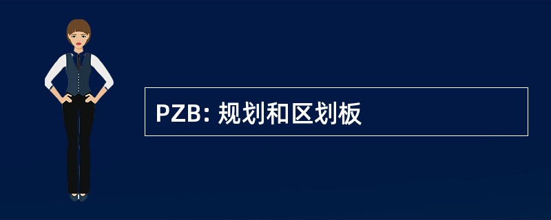 PZB: 规划和区划板