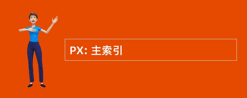 PX: 主索引