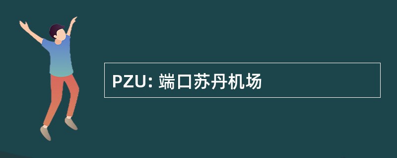 PZU: 端口苏丹机场