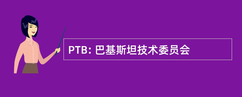 PTB: 巴基斯坦技术委员会