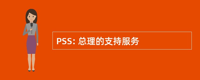 PSS: 总理的支持服务