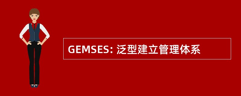 GEMSES: 泛型建立管理体系