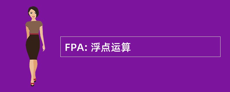 FPA: 浮点运算