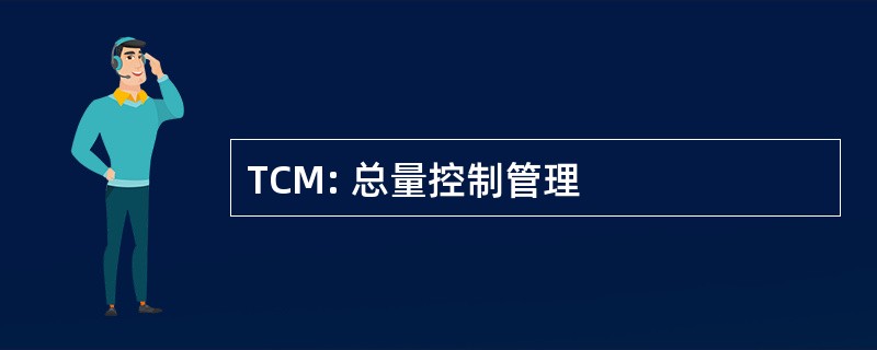 TCM: 总量控制管理