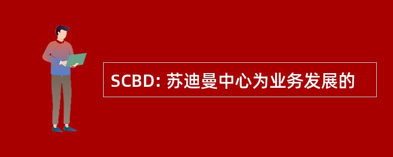 SCBD: 苏迪曼中心为业务发展的