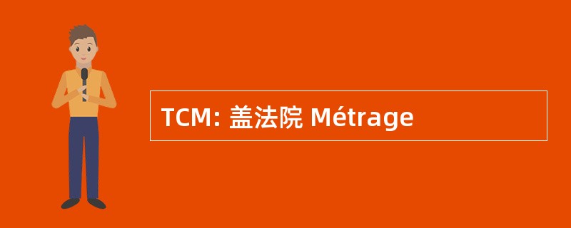 TCM: 盖法院 Métrage