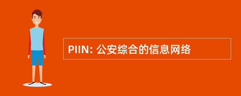 PIIN: 公安综合的信息网络