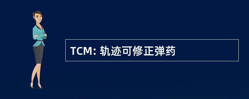 TCM: 轨迹可修正弹药