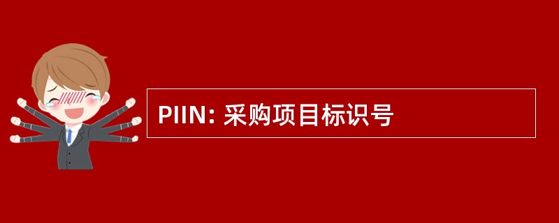 PIIN: 采购项目标识号