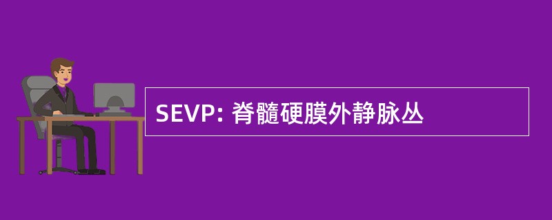 SEVP: 脊髓硬膜外静脉丛