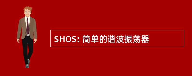 SHOS: 简单的谐波振荡器