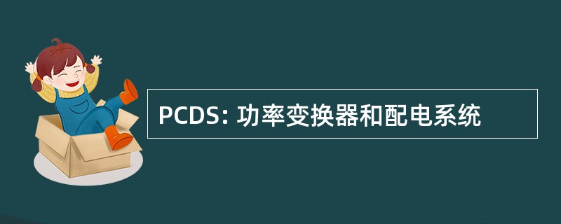 PCDS: 功率变换器和配电系统