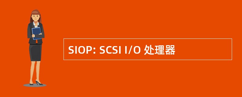 SIOP: SCSI I/O 处理器