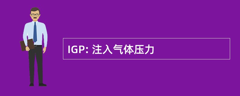 IGP: 注入气体压力