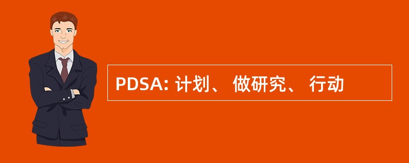 PDSA: 计划、 做研究、 行动