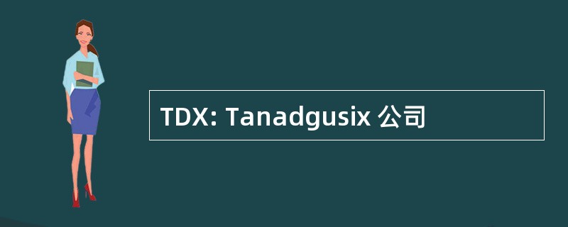 TDX: Tanadgusix 公司