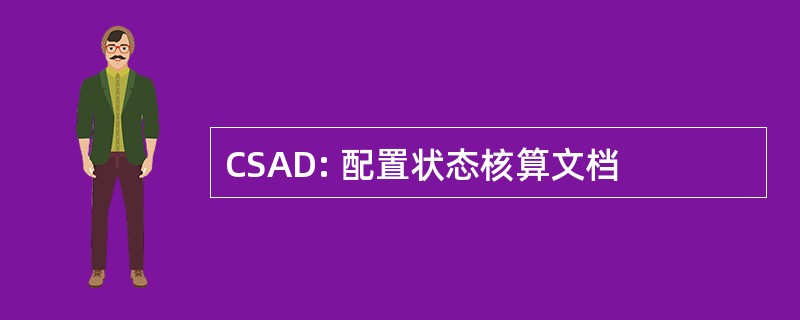 CSAD: 配置状态核算文档