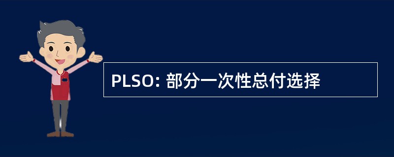 PLSO: 部分一次性总付选择