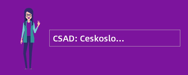 CSAD: Ceskoslovenska Automobilova Doprava