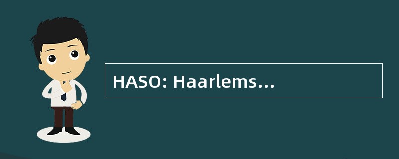 HASO: Haarlems 业余 Symfonie Orkest