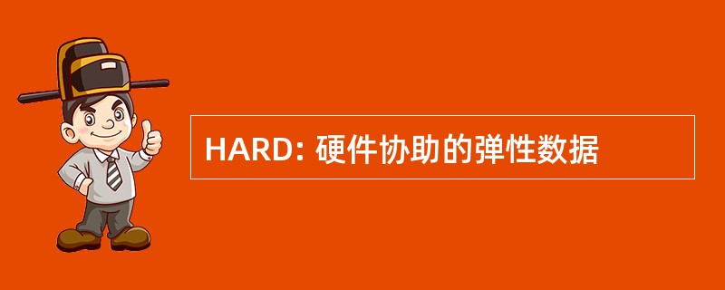 HARD: 硬件协助的弹性数据