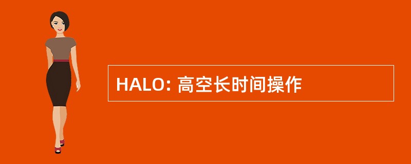 HALO: 高空长时间操作