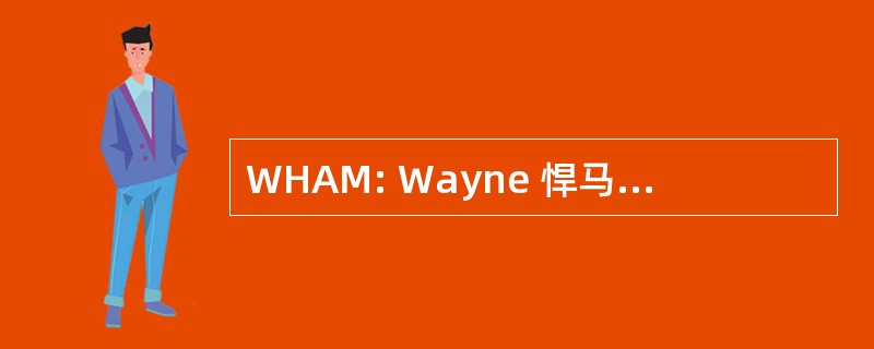 WHAM: Wayne 悍马资产经营公司