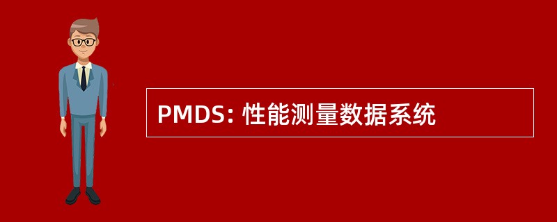 PMDS: 性能测量数据系统