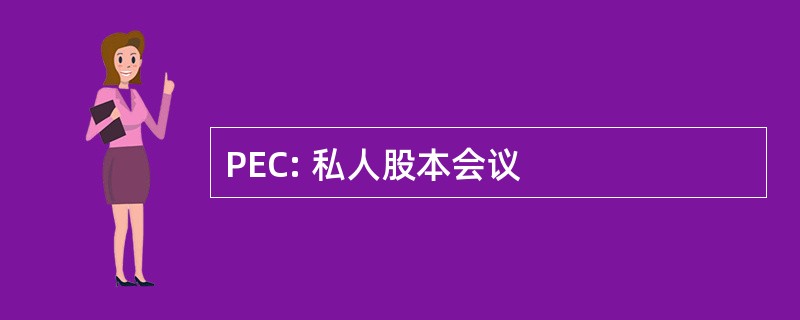 PEC: 私人股本会议