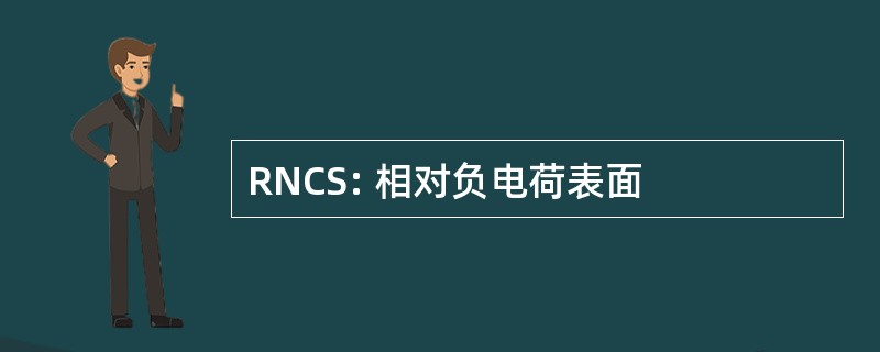 RNCS: 相对负电荷表面