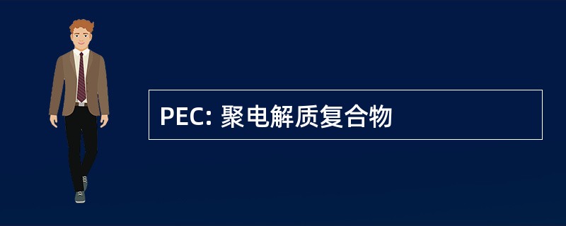 PEC: 聚电解质复合物