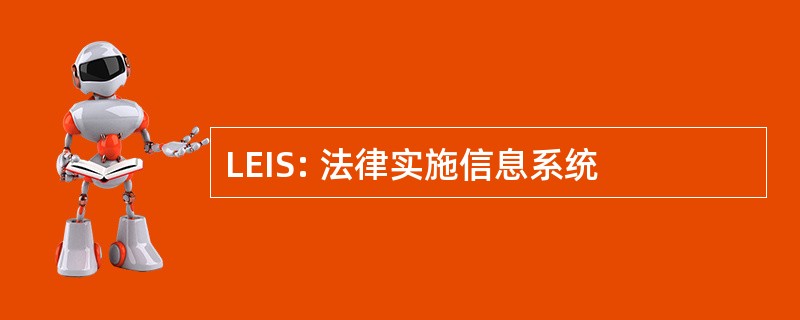 LEIS: 法律实施信息系统