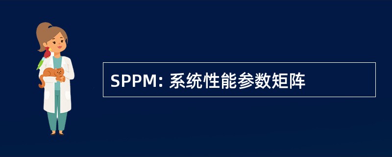 SPPM: 系统性能参数矩阵