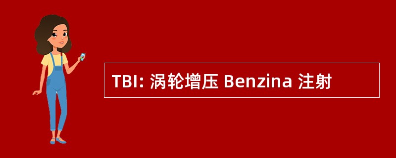 TBI: 涡轮增压 Benzina 注射