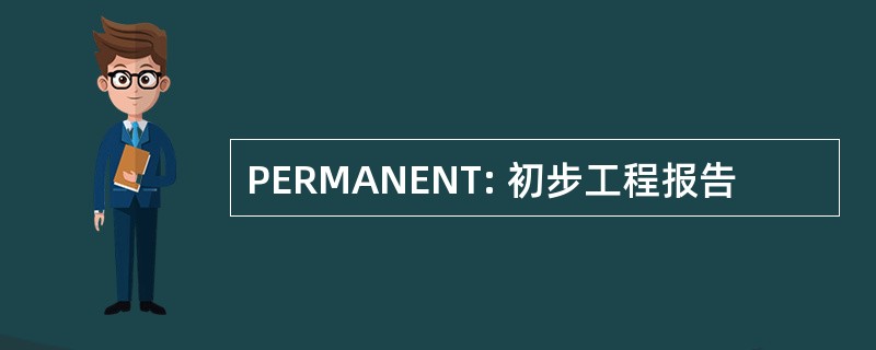 PERMANENT: 初步工程报告