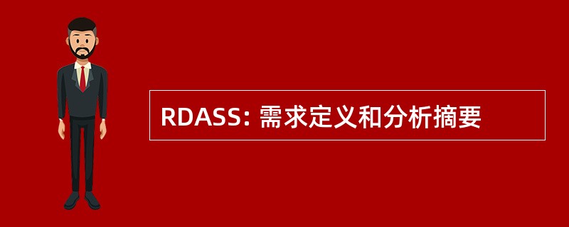 RDASS: 需求定义和分析摘要