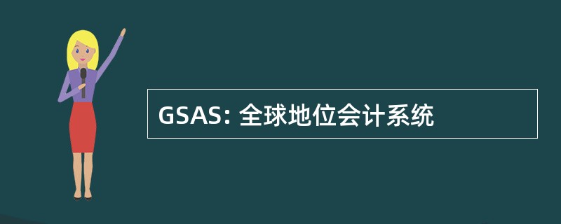 GSAS: 全球地位会计系统