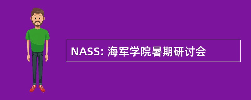 NASS: 海军学院暑期研讨会