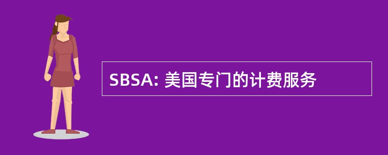 SBSA: 美国专门的计费服务