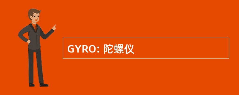 GYRO: 陀螺仪