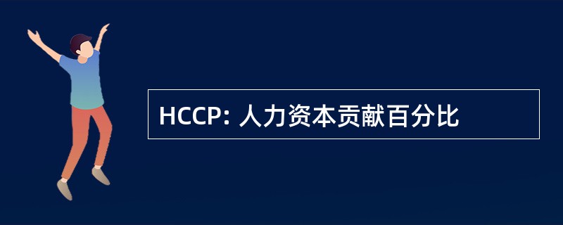 HCCP: 人力资本贡献百分比