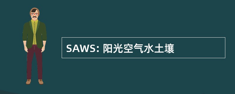 SAWS: 阳光空气水土壤