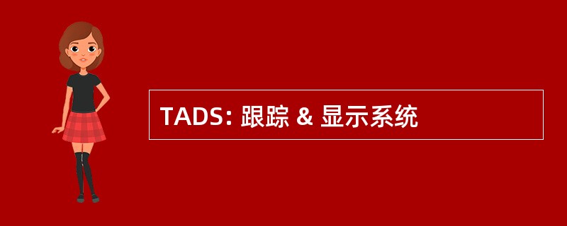 TADS: 跟踪 & 显示系统