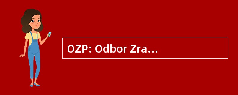 OZP: Odbor Zrakove Postizenych