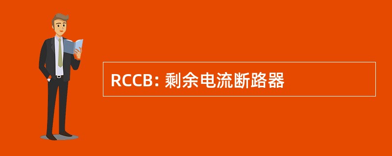 RCCB: 剩余电流断路器