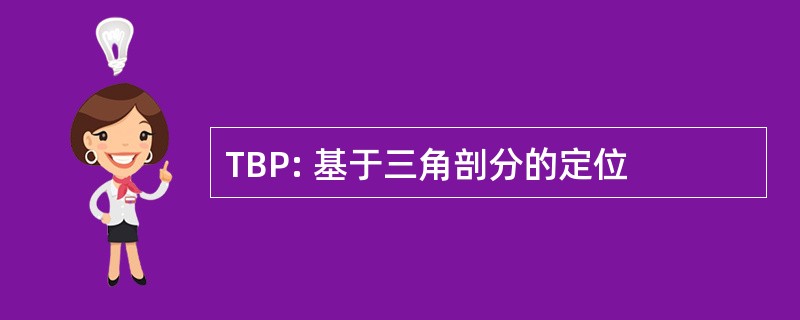 TBP: 基于三角剖分的定位